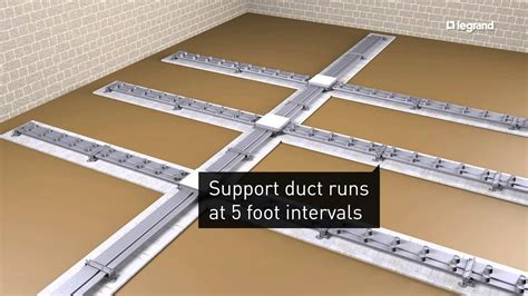 walkerduct underfloor duct diagram